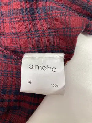 aimoha/アイモハ/シャツ/ブラウス/トップス/レッド/L