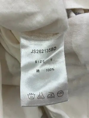 JEANASIS/ジーナシス/Tシャツ/カットソー/トップス/アイボリー/F