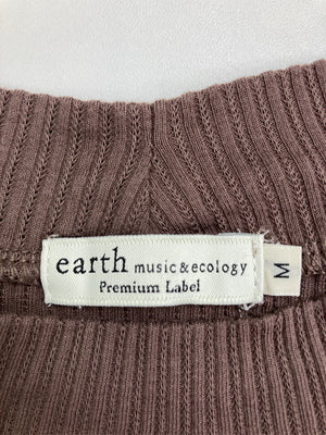 earth music&ecology/アースミュージックアンドエコロジー/ニット/セーター/トップス/ブラウン/M