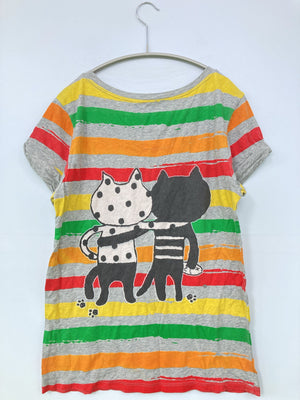 Feel/Tシャツ/カットソー/トップス/グレー/Free