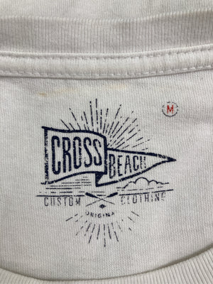 CROSS BEACH/Tシャツ/カットソー/トップス/ホワイト/M