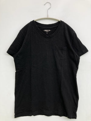RIKKA/Tシャツ/カットソー/トップス/ブラック/M