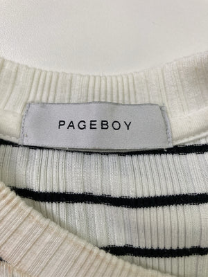 PAGEBOY/ペイジボーイ/Tシャツ/カットソー/トップス/ホワイト/F