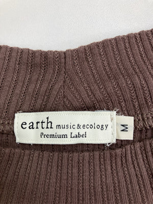 earth music&ecology/アースミュージックアンドエコロジー/ニット/セーター/トップス/ブラウン/M