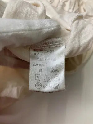 OVAL DICE/Tシャツ/カットソー/トップス/アイボリー/L