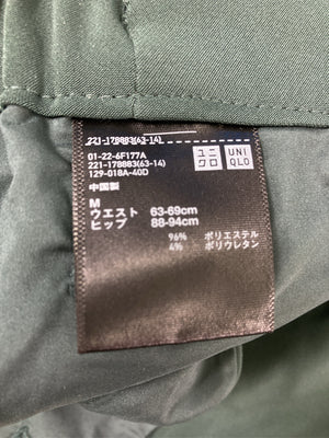 UNIQLO/ユニクロ/スラックス/パンツ/グリーン/M