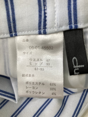 due sei/その他パンツ/パンツ/ホワイト/ウエスト67 ヒップ93