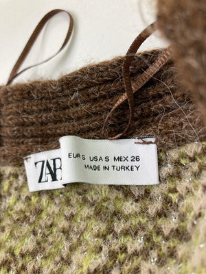 ZARA/ザラ/カーディガン/ボレロ/トップス/ブラウン/EUR S/USA S/MEX 26