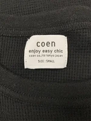 coen/コーエン/ノースリーブ/トップス/ブラック/SMALL
