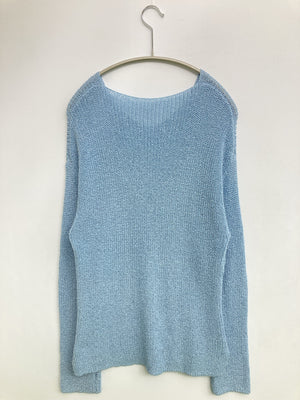 ニット/セーター/トップス/スカイブルー