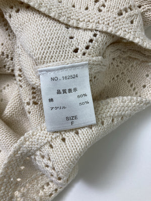 ニット/セーター/トップス/ベージュ/F