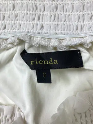 rienda/リエンダ/シャツ/ブラウス/トップス/ホワイト/F