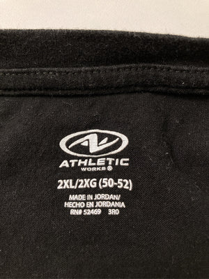 ATHLETIC WORKS/アスレチックワークス/Tシャツ/カットソー/トップス/ブラック/2XL