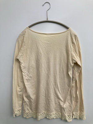 shuca/シュカ/Tシャツ/カットソー/トップス/ベージュ/S