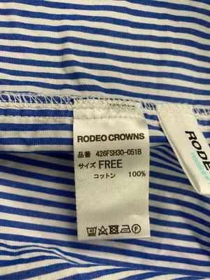 RODEO CROWNS/ロデオクラウンズ/シャツ/ブラウス/トップス/ブルー/FREE