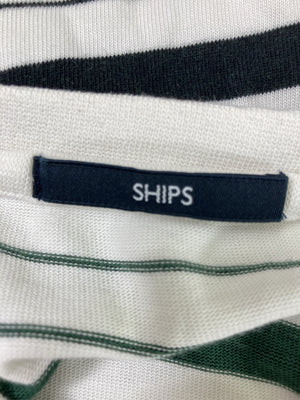 SHIPS/シップス/Tシャツ/カットソー/トップス/ホワイト/L