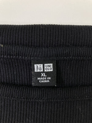 UNIQLO/ユニクロ/ノースリーブ/トップス/ブラック/XL