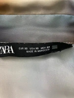 ZARA/ザラ/シャツ/ブラウス/トップス/ブラウン/XS