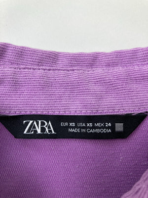 ZARA/ザラ/シャツ/ブラウス/トップス/パープル/XS