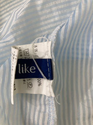 Lady like/レディライク/シャツ/ブラウス/トップス/スカイブルー