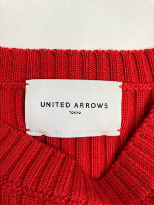 UNITED ARROWS/ユナイテッドアローズ/ニット/セーター/トップス/レッド