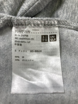 UNIQLO/ユニクロ/Tシャツ/カットソー/トップス/グレー/S
