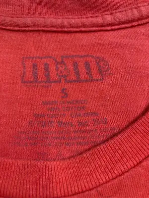 m&m/Tシャツ/カットソー/トップス/レッド/S
