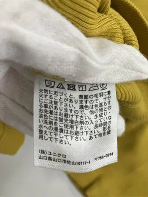 UNIQLO/ユニクロ/Tシャツ/カットソー/トップス/イエロー/M
