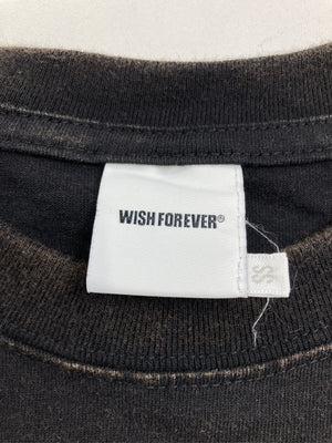 WISH FOREVER/ウィッシュフォーエバー/Tシャツ/カットソー/トップス/ブラック/SS