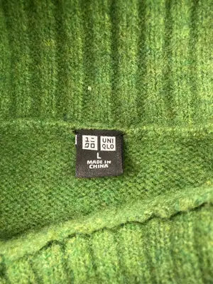 UNIQLO/ユニクロ/ニット/セーター/トップス/グリーン/L