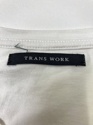 TRANS WORK/トランスワーク/Tシャツ/カットソー/トップス/ホワイト