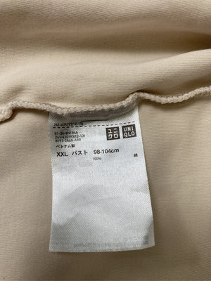UNIQLO/ユニクロ/Tシャツ/カットソー/トップス/ベージュ/XXL