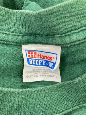 Hanes/ヘインズ/Tシャツ/カットソー/トップス/グリーン/XXL
