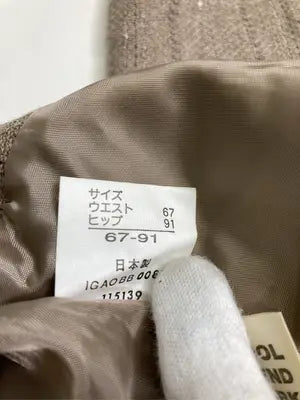 WOOL BLEND MARK/スカート/スカート/ブラウン/67-91