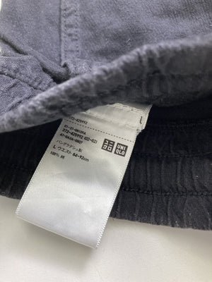UNIQLO/ユニクロ/ジャージ/トラックパンツ/パンツ/ブラック/L ウエスト84-92cm