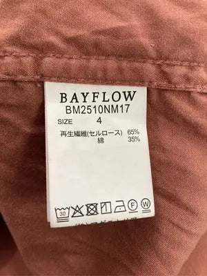 BAYFLOW/ベイフロー/シャツ/ブラウス/トップス/ブラウン/4