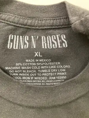 GUNS N' ROSES/Tシャツ/カットソー/トップス/ブラック/XL