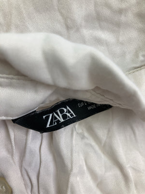 ZARA/ザラ/シャツ/ブラウス/トップス/ホワイト/EUR L/USA L/MEX 30