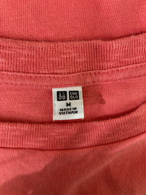 UNIQLO/ユニクロ/Tシャツ/カットソー/トップス/レッド/M