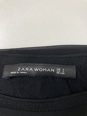 ZARA/ザラ/シャツ/ブラウス/トップス/ブラック/EUR S/USA S/MEX 26