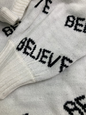 FUN/ファン/ニット/セーター/トップス/ホワイト/F