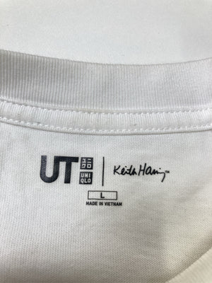 UNIQLO/ユニクロ/Tシャツ/カットソー/トップス/ホワイト/L