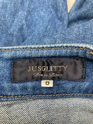 JUSGLITTY/ジャスグリッティー/デニムパンツ/パンツ/ブルー/0