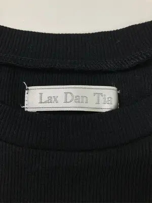 Lax Dan Tia/Tシャツ/カットソー/トップス/ブラック/M バスト79~87 身長154~162