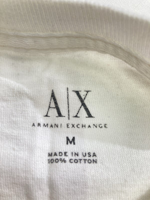ARMANI EXCHANGE/アルマーニエクスチェンジ/Tシャツ/カットソー/トップス/ホワイト/M
