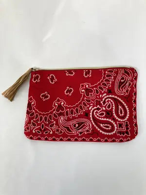 ポーチ/財布/小物/レッド