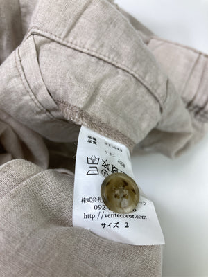 Veritecoeur/ヴェリテクール/スラックス/パンツ/ベージュ/2