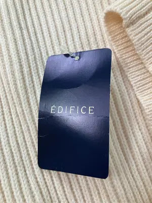 EDIFICE/エディフィス/ニット/セーター/トップス/アイボリー/M