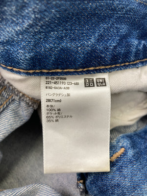 UNIQLO JEANS/ユニクロジーンズ/デニムパンツ/パンツ/ブルー/28(71cm)