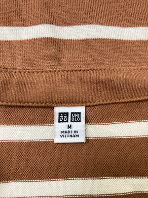 UNIQLO/ユニクロ/Tシャツ/カットソー/トップス/ブラウン/M